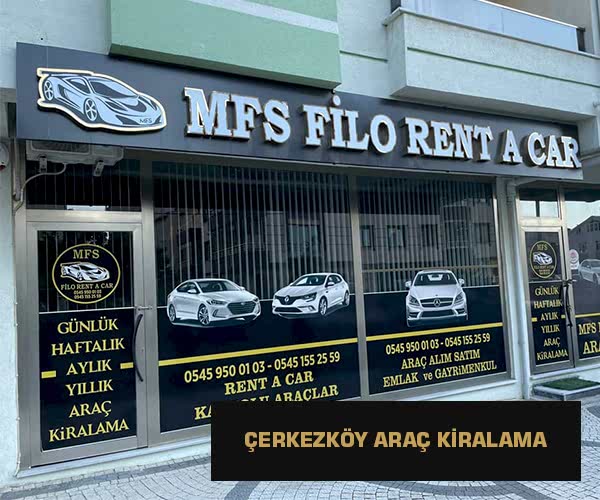 Çerkezköy Araç Kiralama
