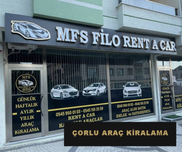 Çorlu Kurumsal Araç Kiralama
